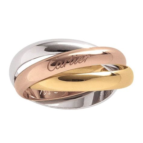 cartier ring three|cartier trilogy ring.